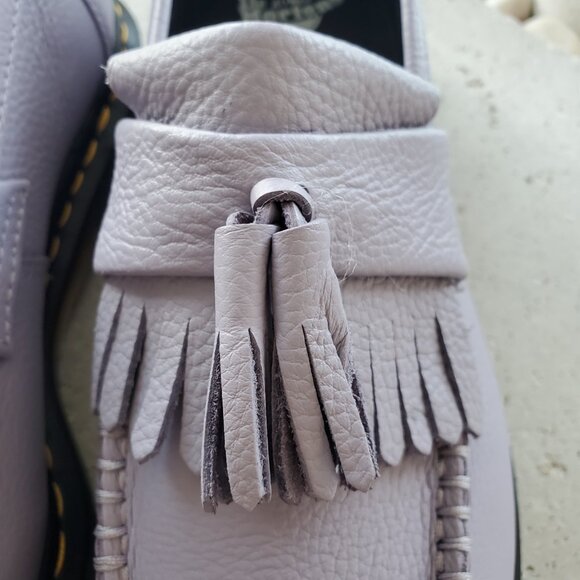 Dr Martens ! Adrian Tessel Leather loafer Virginia in purple ( - Picture 5 of 11